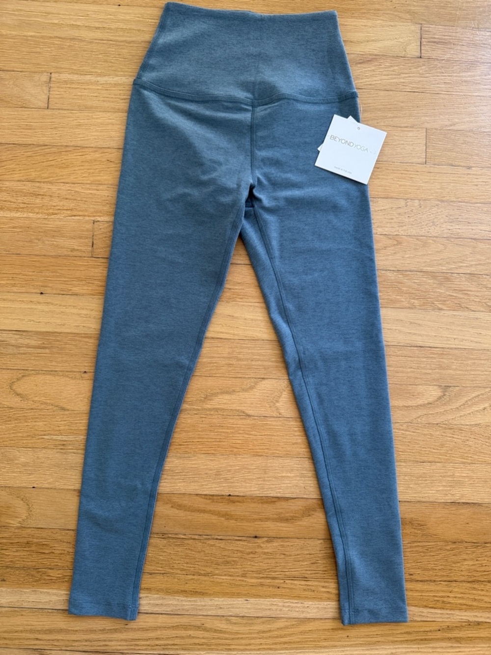 Beyond Yoga Women's High-Rise Slate Blue Leggings - Picture 2 of 5